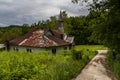 Moody View of Abandoned Cannel City Union Church - Appalachia - Eastern Kentucky