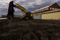 Moody View of Abandoned Foundry - Columbus, Ohio Royalty Free Stock Photo