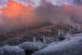 Winter sunrise, Appalachian Mountains Royalty Free Stock Photo