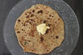 Mooli ka paratha with pasteurized butter
