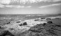 Mooloolaba Beach Black and White