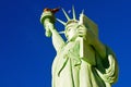 Moon above Las Vegas Statue of Liberty