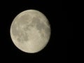 Moon beautiful round big night Martian crater