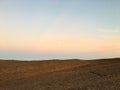 The moon from Beni Abbes Royalty Free Stock Photo
