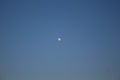Moon in blue sky Royalty Free Stock Photo