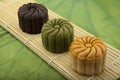 Moon cake traditional cake of Vietnamese - Chinese mid autumn festival food