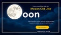 Moon Cild Lite App Ad, Mobile Technology Generative AI Royalty Free Stock Photo