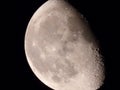 Moon closeup with dslr