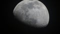 Moon closeup at night