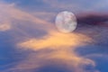 Moon Clouds Skies Royalty Free Stock Photo