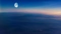 Moon and Cloudscape . Full moon and cloudy sky Royalty Free Stock Photo