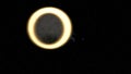 Moon covering the sun ring Solar eclipse