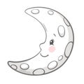 Moon cute print