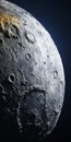 The Moon In The Dark: A Photorealistic Futuristic Design By Nasa Royalty Free Stock Photo