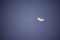 Moon in daylight On the bright sky Royalty Free Stock Photo