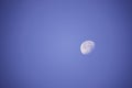 Moon in daylight On the bright sky Royalty Free Stock Photo