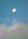 Moon daytime Royalty Free Stock Photo