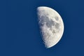 Moon detailed closeup Royalty Free Stock Photo