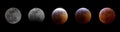 Moon Eclipse of 2019 Royalty Free Stock Photo