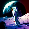Moon first woman landing future technology