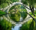 Moon Gate Purple Bamboo Park Beijing China