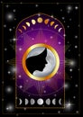 Moon Goddess sacred magic moon phases