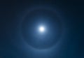 Moon Halo Royalty Free Stock Photo
