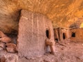 Moon House Wattle and Daub Rooms Royalty Free Stock Photo