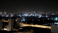 Moon. Illuminates the night of Israel. Handsomely. Fabulously. Interesting. Royalty Free Stock Photo