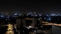 Moon. Illuminates the night of Israel. Handsomely. Fabulously. Interesting. Royalty Free Stock Photo