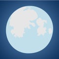 Moon illustration, vector Royalty Free Stock Photo