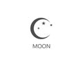 Moon ilustration logo