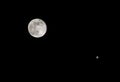 Moon and Jupiter