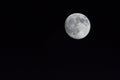 Moon. Just moon with black universe. Royalty Free Stock Photo