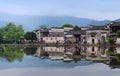 Moon Lake in Hongcun Village, China Royalty Free Stock Photo