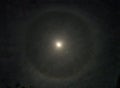 Moon with Lunar Halo