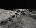 Moon Lunar Landscape Rocky Background Royalty Free Stock Photo