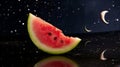 Moon Melon: A Refreshing Slice in Stunning