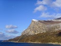 The Moon on mountain Coosh-Cue daytime Royalty Free Stock Photo