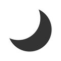 Moon, night icon Royalty Free Stock Photo