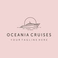 moon oceania cruises line art