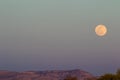 Moon over Book Cliffs