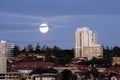 Moon Over The City