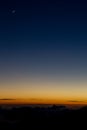 Moon over Hawaii Royalty Free Stock Photo