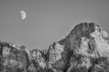 Moon over zion