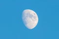 Moon from the Paris sky Royalty Free Stock Photo