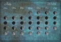 Moon Phases Calendar. July 2026 Royalty Free Stock Photo