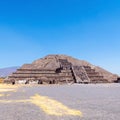 Moon Pyramid, Teotihuacan, Mexico Royalty Free Stock Photo