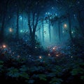 Moonlit Whispers in Banshee\'s Thicket - AI Generative By Halloween AI