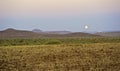 Moon rising in Kaokoland Royalty Free Stock Photo